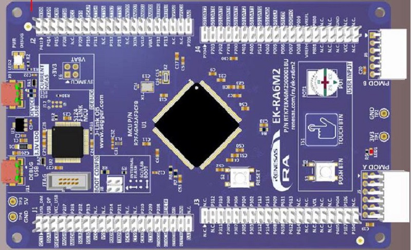 Renesas Evaluation Kit for RA6M2 MCU Group